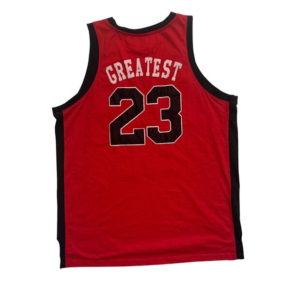 Evolution In Design Mens Sz 6X Chicago Bulls #23 Michael Jordan Greatest Tanktop - Picture 3 of 14
